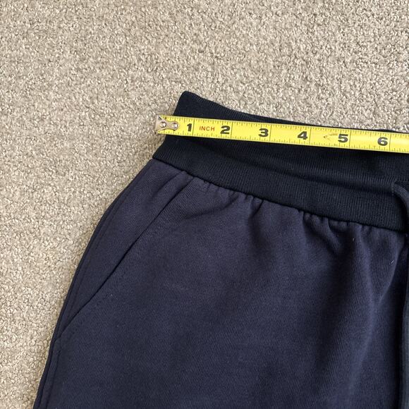 NWT Thom Browne Blue Stripe Logo Sweat Shorts Jogger Men's Sz 2 Made In Japan - Picture 7 of 11